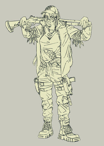 FULL BODY LINE ART - $45