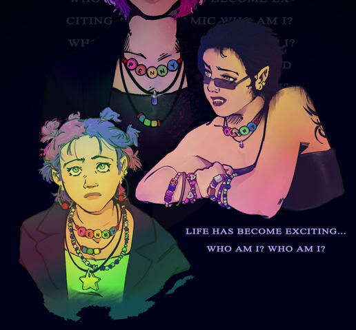 PAINTED BUST (2 OF 3) - $150