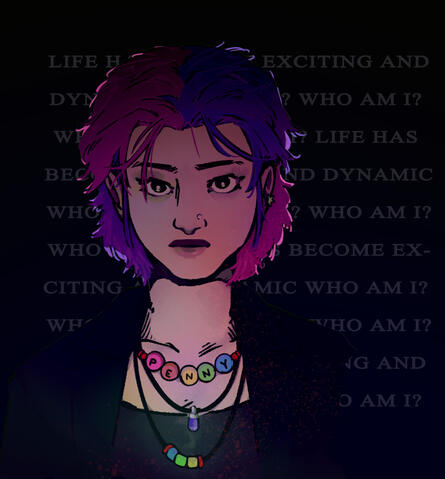 PAINTED BUST (1 OF 3) - $150