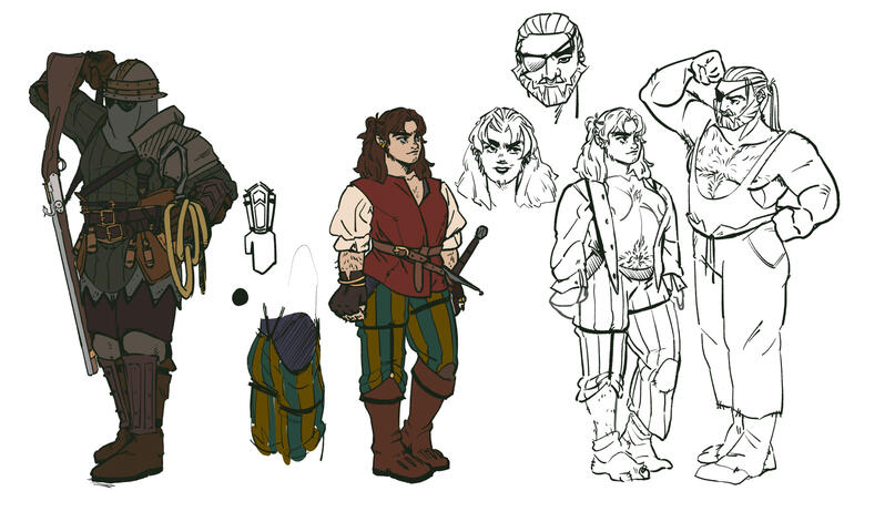 CHARACTER REF SHEET - $125